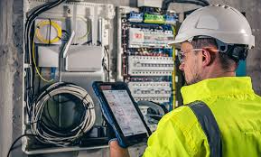 Electrician working